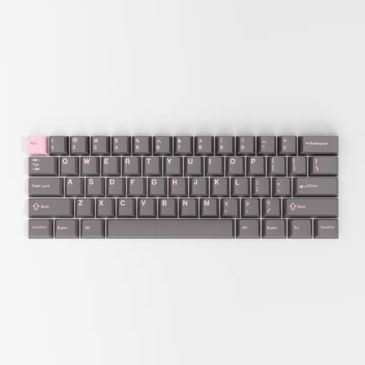 Blossomed Charcoal Keycap Set